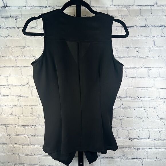 🖤 Vintage Cache Ruffle Front Top – Size Small - Picture 4 of 4